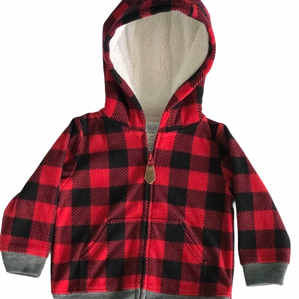 Carter’s Buffalo Plaid Fleece Coat